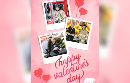 Upper Arlington Celebrates Valentine's Day with a Tribute to First Responders' Round-The-Clock Dedication