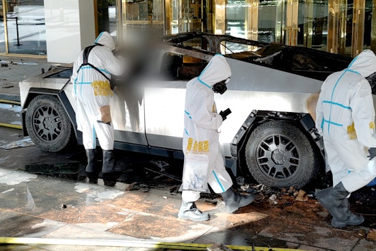 Vegas Cybertruck Blast Outside Trump Hotel Puts Heat on AI to Tip Off Cops