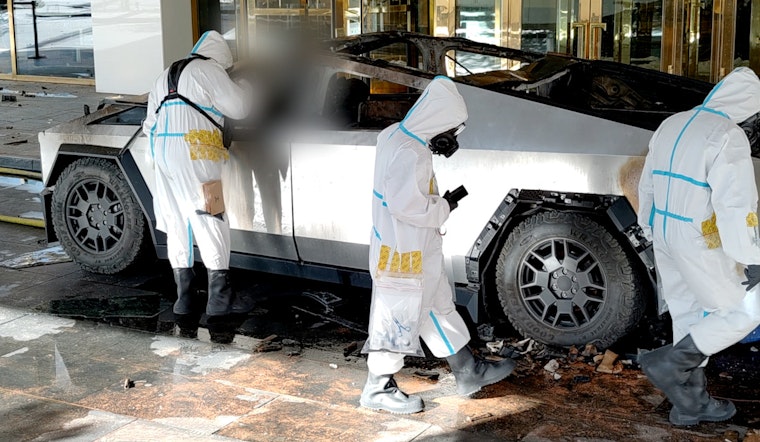 Vegas Cybertruck Blast Outside Trump Hotel Puts Heat on AI to Tip Off Cops