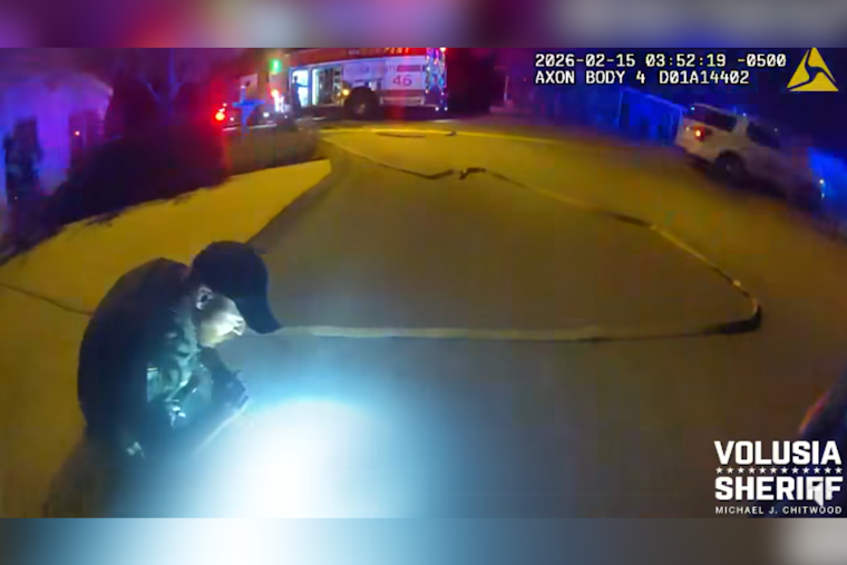Volusia County Deputy Hailed as Hero for Saving Unconscious Woman from DeLand House Fire