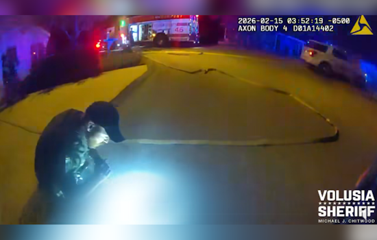 Volusia County Deputy Hailed as Hero for Saving Unconscious Woman from DeLand House Fire