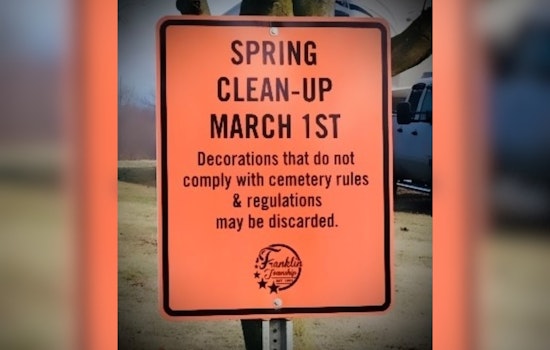 Warren County's Woodhill Cemetery Announces Spring Clean-Up, Urges Preemptive Retrieval of Non-Compliant Decor