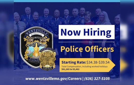 Wentzville Police Department Launches Recruitment Drive for Experienced Officers with Attractive Benefits Package