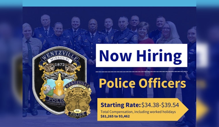 Wentzville Police Department Launches Recruitment Drive for Experienced Officers with Attractive Benefits Package