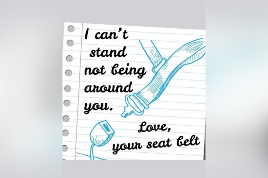 Westfield Police in Indiana Harness Valentine's Day Spirit to Promote Seatbelt Safety on Social Media
