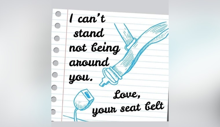 Westfield Police in Indiana Harness Valentine's Day Spirit to Promote Seatbelt Safety on Social Media
