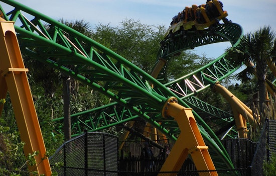Wild Busch Gardens Clip Shows Workers Dangling From Cheetah Hunt Coaster Tracks