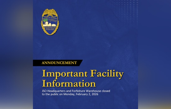 Winter Weather Forces Closure of Jacksonville Police Headquarters as Services Are Rerouted to District Substations