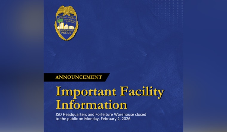 Winter Weather Forces Closure of Jacksonville Police Headquarters as Services Are Rerouted to District Substations