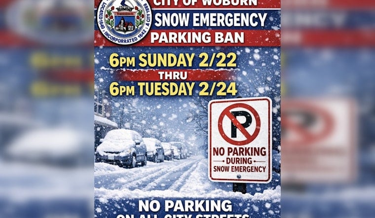 Woburn Boots Cars Off Streets As Nor'easter Bears Down