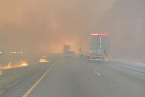 Woods Fires Choke I-12, Bring Traffic To A Standstill Near Lacombe