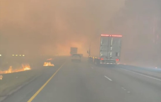 Woods Fires Choke I-12, Bring Traffic To A Standstill Near Lacombe
