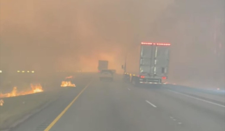Woods Fires Choke I-12, Bring Traffic To A Standstill Near Lacombe