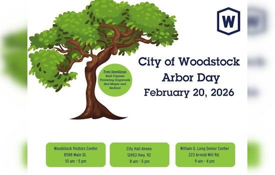 Woodstock to Celebrate Arbor Day by Dishing Out 700 Free Trees to Residents