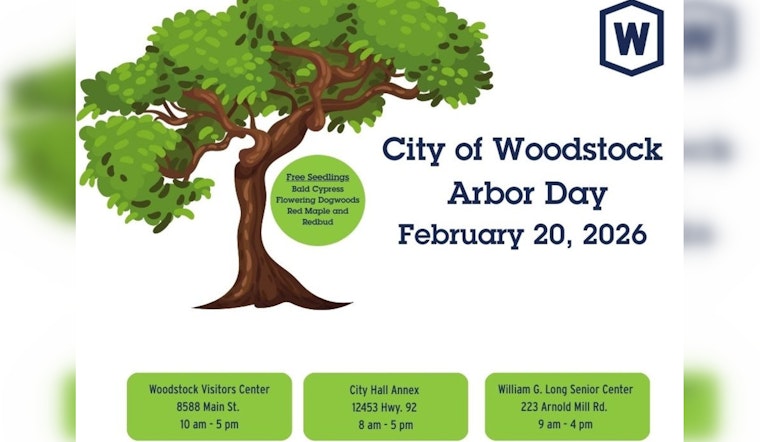 Woodstock to Celebrate Arbor Day by Dishing Out 700 Free Trees to Residents