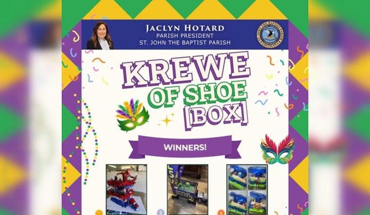 Young Creators Triumph in St. John the Baptist Parish's Krewe of Shoebox Mardi Gras Competition