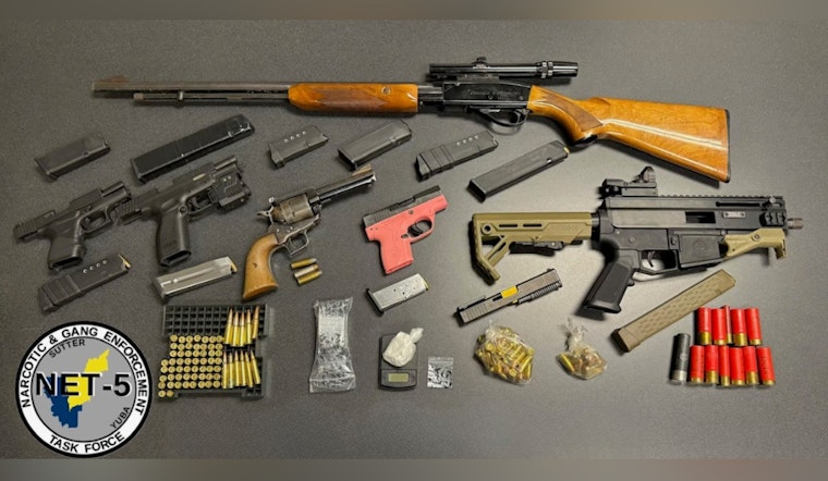 Yuba City Cops Storm Knights Row Home, Seize Guns and Coke