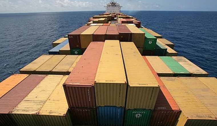 57 Containers Lost from OOCL Sunflower on Voyage to Long Beach