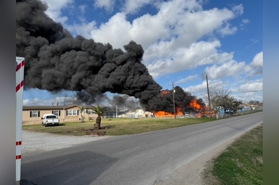 Alvin Plastics Inferno Sends Mile-High Smoke Across Suburbs