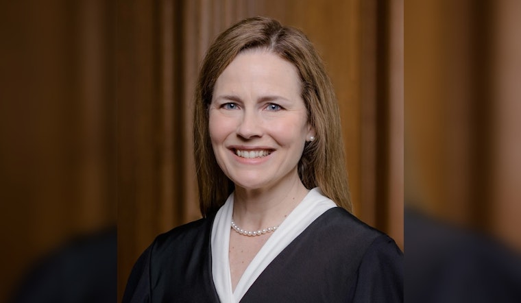 Amy Coney Barrett’s Tight-Security Homecoming At Rhodes College