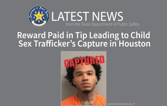 Anonymous Tip Snags Accused Child Sex Trafficker At Harris County Motel