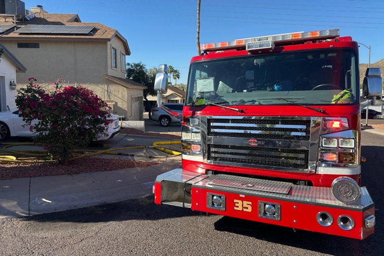 Attic Inferno Rattles North Phoenix Block Near Union Hills and 16th Street