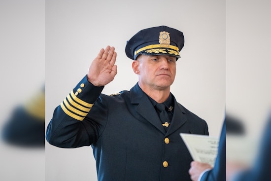 Bagpipes, Badges And A New Boss As Cohoon Takes Newton Police Helm