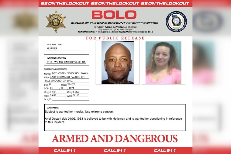 Ball Ground Man Hunted After Deadly Dawson County Highway Shooting