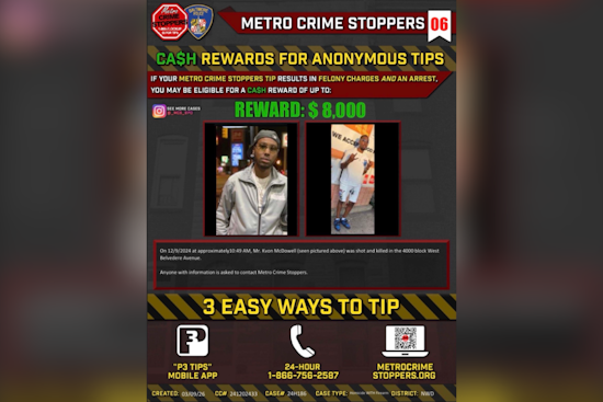 Baltimore Cops Turn Up Heat in West Belvedere McDowell Killing