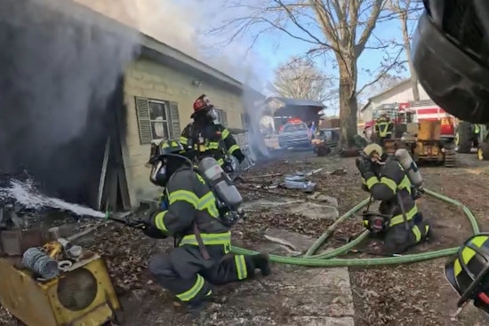 Barn Blaze Erupts On Denning Lane As Fire Crews Swarm Near Spring Hill