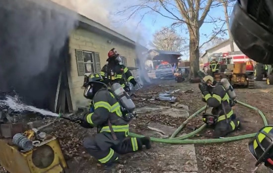 Barn Blaze Erupts On Denning Lane As Fire Crews Swarm Near Spring Hill