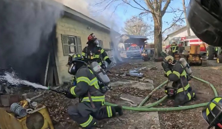 Barn Blaze Erupts On Denning Lane As Fire Crews Swarm Near Spring Hill