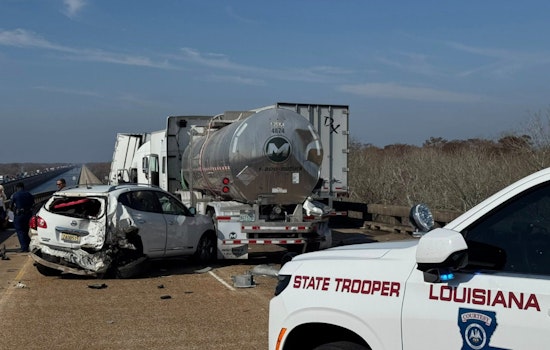 Basin Bridge Pileup Brings I-10 West To A Screeching Halt Near Butte La Rose