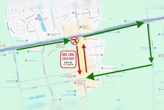 Baytown Drivers Face Months Of Delays As $220M Garth Road Project Begins