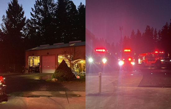 Before-Dawn Blaze Scorches Bonny Doon Firehouse, Knocks Out Water Tender
