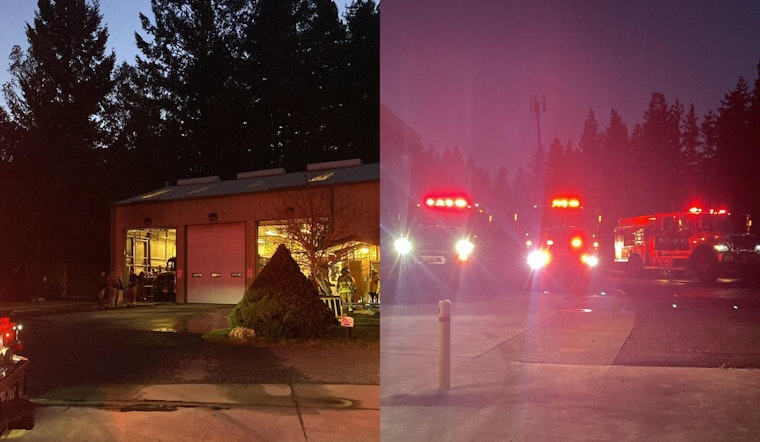 Before-Dawn Blaze Scorches Bonny Doon Firehouse, Knocks Out Water Tender