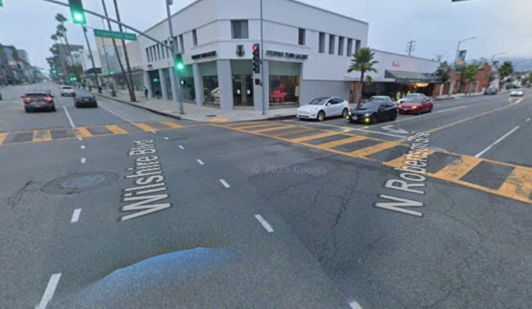 Beverly Hills Motorcycle Crash Kills Rider at Wilshire and Robertson