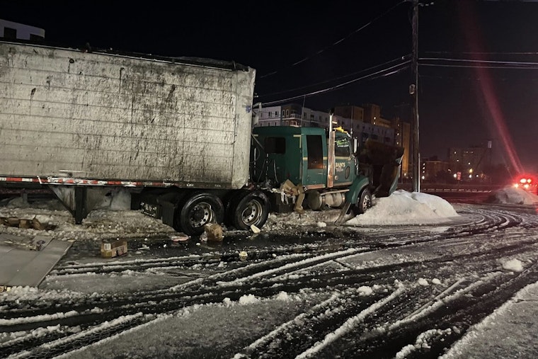 Big-Rig Pileup Paralyzes Route 1A Morning Rush In Revere