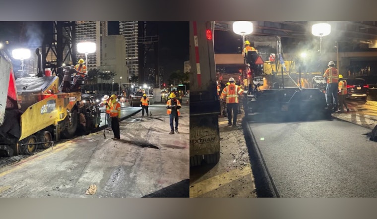 Biscayne Boulevard Bump Lifts Flood-Soaked Stretch by a Foot