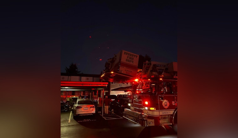 Blaze Rips Through Everett Apartments, Residents Forced From Six Homes