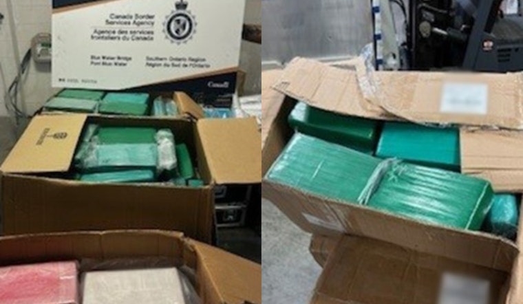 Blue Water Bridge Coke Bust: Border Cops Nab 245 Pounds In Truck Trailer
