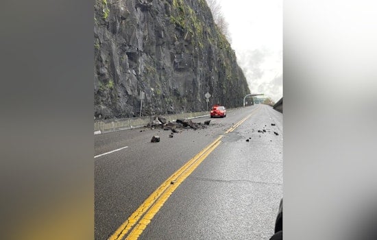 Boulders Crash Onto OR 99E, Crippling Commute By Oregon City Tunnel