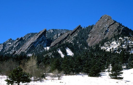 Boulder's First Flatiron Hit with 'Ice Out' Graffiti, Scrubbed in Minutes