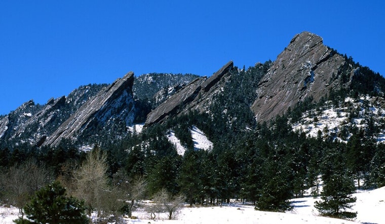 Boulder's First Flatiron Hit with 'Ice Out' Graffiti, Scrubbed in Minutes