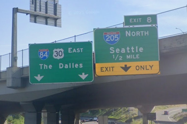 Brazen Copper Crooks Plunge I-84 Into Darkness Near NE Portland