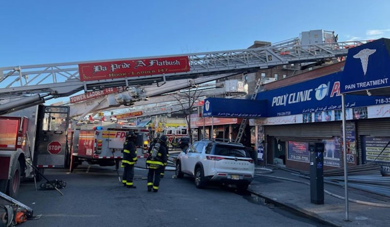 Brooklyn 3-Alarm Inferno Sends FDNY Bravest Into Thick Smoke