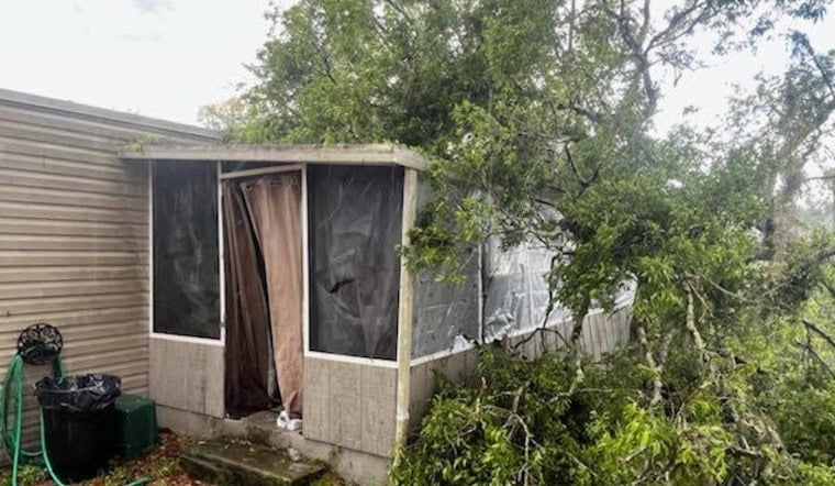 Brooksville Slammed As Fierce Storms Topple Trees, Kill The Lights