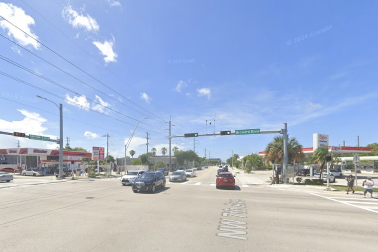 Broward Blvd Chaos: Firetruck Hit While Rushing To Pre-Dawn Crash