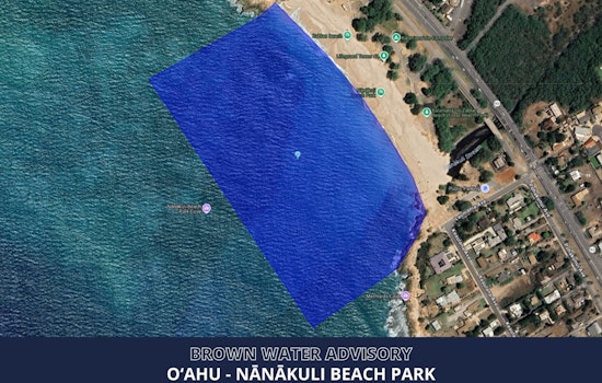 Brown, Gunky Surf Triggers Health Alert At Nānākuli Beach Park