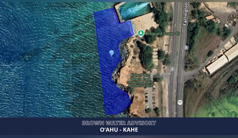 Brown Water Scare At Electric Beach Has Oʻahu Swimmers On Alert